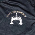 画像2: 米軍放出品　USNS VICTORIOUS　Tシャツ　 (2)