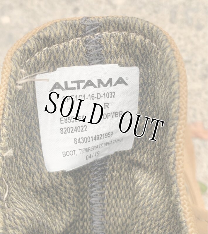 画像10: 米軍実物 ALTAMA ゴアテックス コンバット マーパットブーツ 9 R (10)