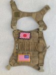 画像5: 米軍放出品 ONE TIGRIS    K9 ドッグ ハーネス  M (5)