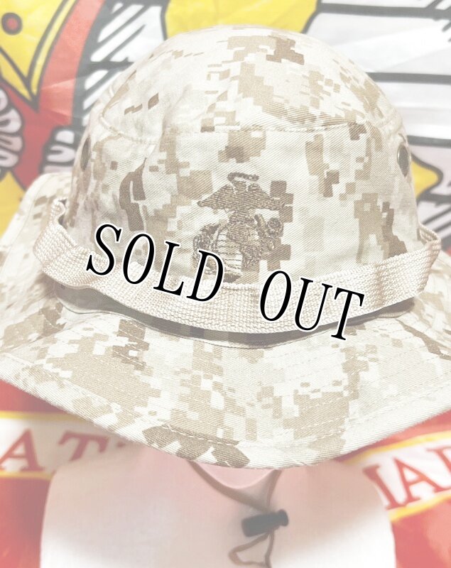 画像2: 米軍実物 デザートマーパットブーニーハット LARGE (2)