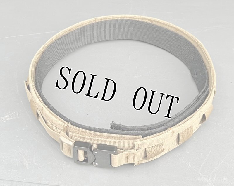 画像2: 米軍海兵隊　オードナンス製 タクティカル ガンファイターベルト CB　M (2)