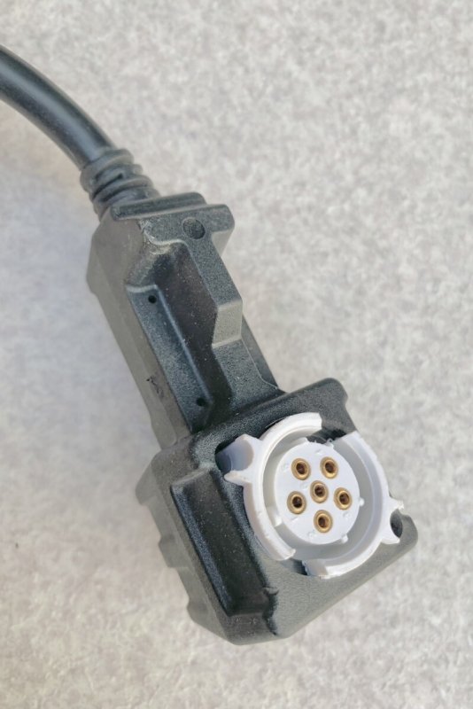 画像5: 米軍実物 H1 ハマー ハンビー J-6362/V 24V DC バッテリー アダプター ケーブル PRC  (5)