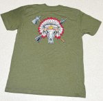 画像3: 米軍放出品　USMC　インディアンTシャツ　 (3)