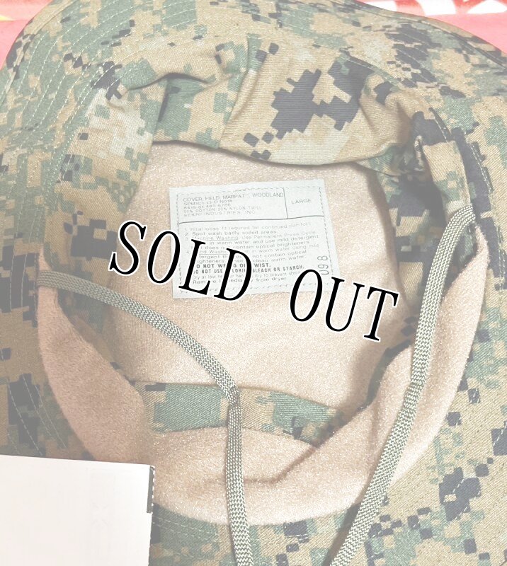 画像5: 米軍実物 ウッドランドマーパットブーニーハット LARGE (5)