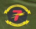 画像2: 米軍放出品　7TH COMMUNICATION BATTALION Tシャツ　LARGE (2)