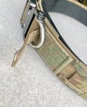 画像7: 海兵隊実物 オードナンス製 MOLLE SYSTEM D-RING   タクティカル ガンファイターベルト  マルチカム LARGE (7)