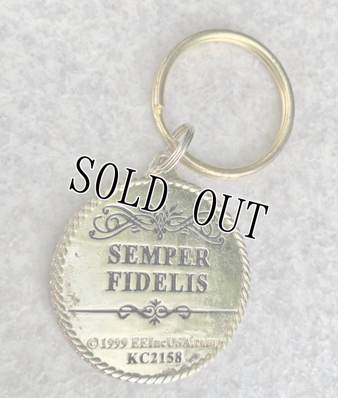 画像2: 米軍放出品 USMC SEMPER FIDELIS キーホルダー (2)
