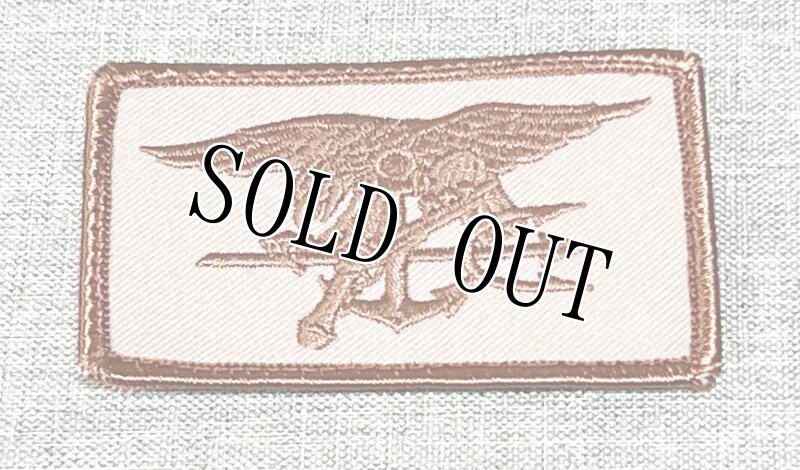 画像1: 米軍 NAVY SEALS 特殊部隊　ワッペン　TAN (1)