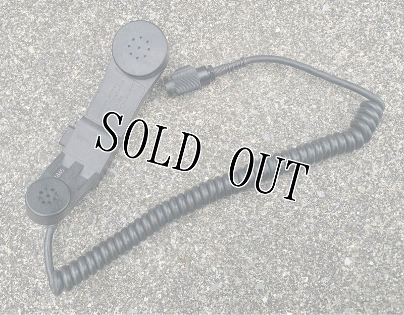 画像1: 米軍実物 HARRIS H-250 ハンドセット MODIFIED10075-1399 PTT  (1)