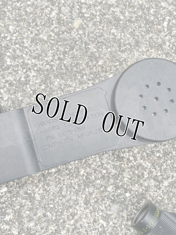 画像3: 米軍実物 HARRIS H-250 ハンドセット MODIFIED10075-1399 PTT  (3)