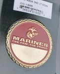 画像3: 米軍放出品 USMC 2ND LT チャレンジ コイン (3)