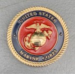画像1: 米軍放出品 USMC チャレンジ コイン (1)