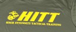 画像2: 米軍放出品　USMC　HITT　Tシャツ　MEDIUM (2)
