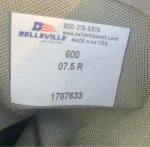 画像9: 米軍実物　Billeville ABU 600 ブーツ  7.5R (9)