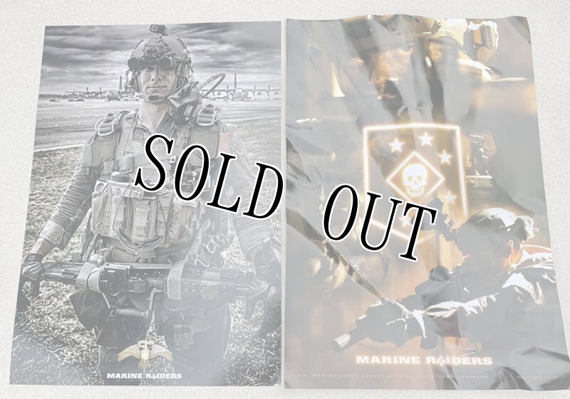 画像1: 米海兵隊実物 USMC公式 MARSOC MARINE RAIDERS ポスター  (1)