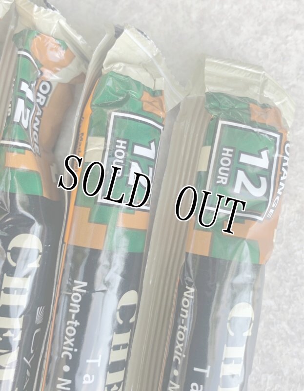 画像5: 米軍実物 CYALUME CHEMLIGHT ステック (オレンジ)12HR 10本 (5)