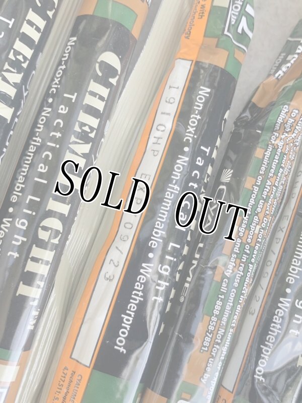 画像4: 米軍実物 CYALUME CHEMLIGHT ステック (オレンジ)12HR 10本 (4)