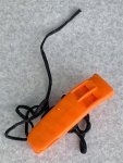 画像3: 米軍放出品　ホイッスルSafety Whistle　ISO12402-8  (3)