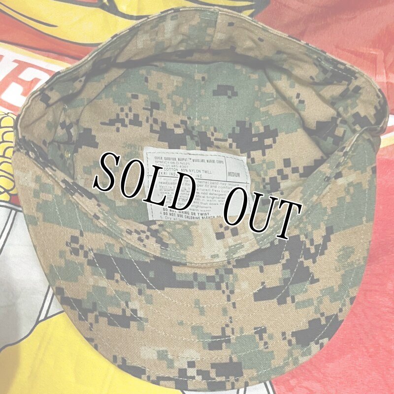 画像5: 米軍実物 USMC ウッドランドマーパット CAP  MEDIUM (5)