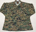 画像1: 米軍実物,USMC　ウッドマーパットジャケット　M-SHORT (1)