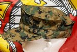 画像2: 米軍実物　USMC　ウッドランドマーパット　CAP　 MEDIUM (2)