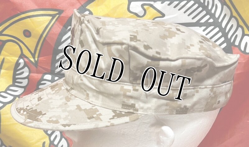 画像3: 米軍実物　USMC　デザートマーパット　CAP　 MEDIUM (3)