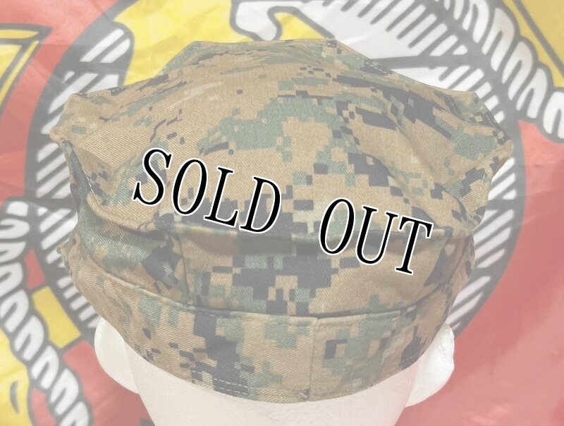 画像3: 米軍実物 USMC ウッドランドマーパット CAP  MEDIUM (3)