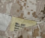 画像3: 米軍実物,USMC,デザートマーパットパンツ　SMALL-SHORT (3)