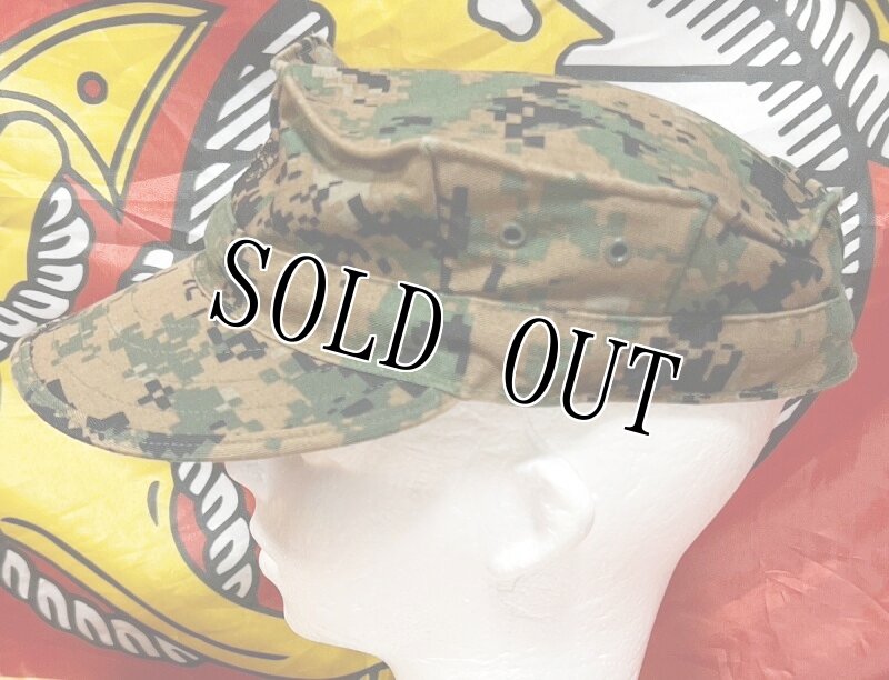 画像3: 米軍実物 USMC ウッドランドマーパット CAP  LARGE (3)