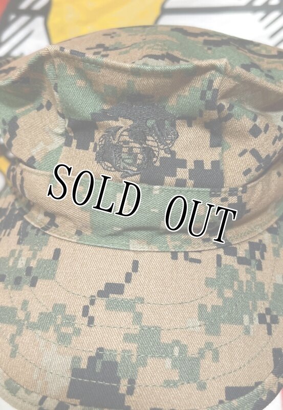 画像2: 米軍実物 USMC ウッドランドマーパット CAP  LARGE (2)