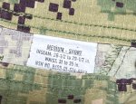 画像4: 米軍実物,US NAVY,　AOR2　NUW　迷彩パンツ　TYPEIII　MEDIUM-SHORT　 (4)