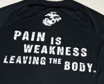 画像4: 海兵隊実物　USMC オフィシャル Tシャツ　LARGE　BLACK (4)