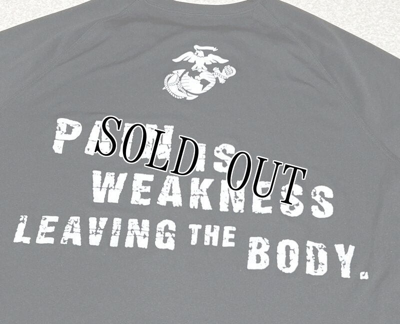 画像4: 海兵隊実物 USMC オフィシャル Tシャツ LARGE BLACK (4)