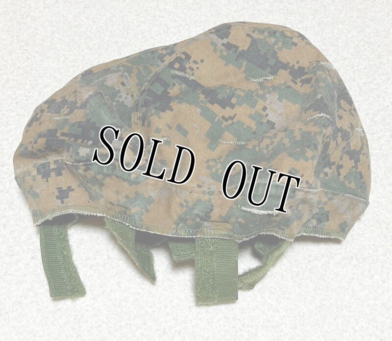 画像2: 希少‼︎米軍海兵隊実物 USMC  LWH ライトウェイトヘルメット　 ウッドランドマーパット・デザート　リバーシブルヘルメットカバー (2)