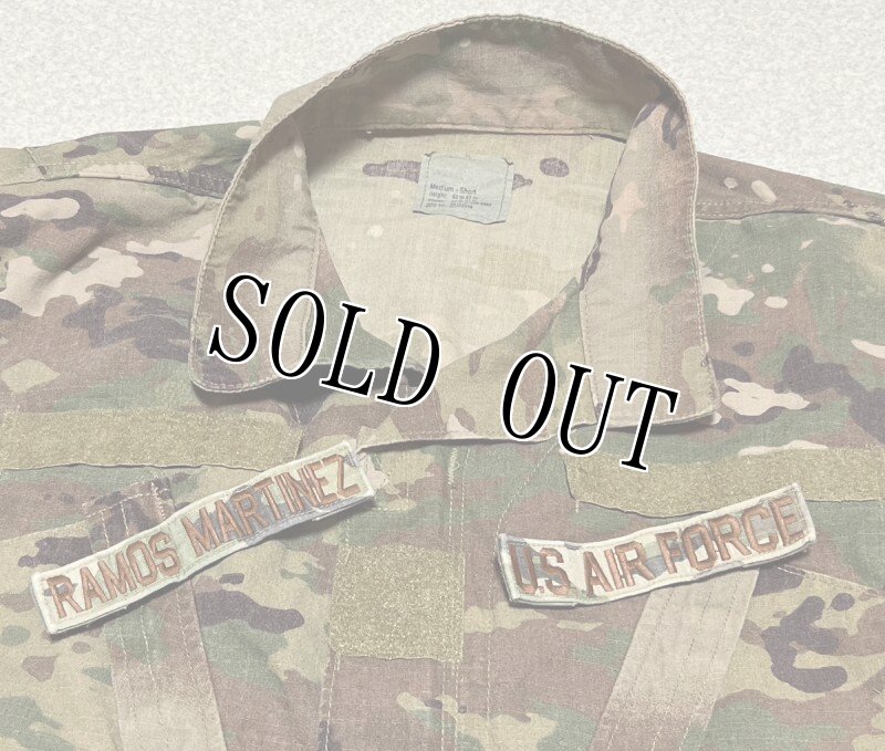 画像9: 米軍実物,US AIR FORCE マルチカムジャケット/パンツセット M-S (9)