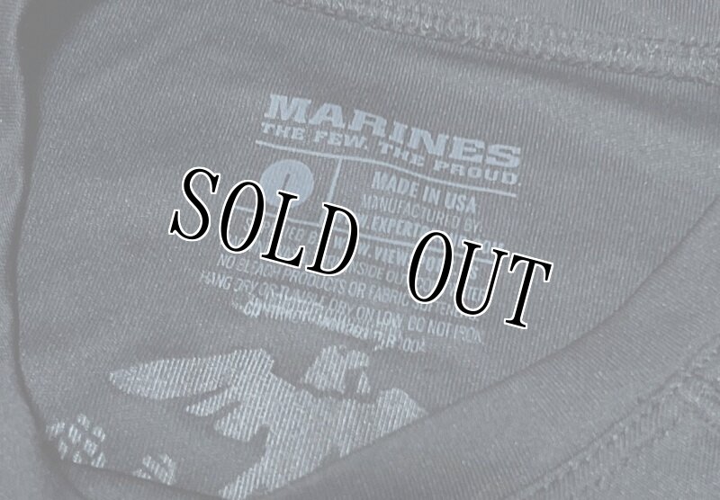 画像5: 海兵隊実物 USMC オフィシャル Tシャツ LARGE BLACK (5)