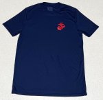 画像1: 海兵隊実物　USMC オフィシャル Tシャツ　MEDIUM　紺 (1)