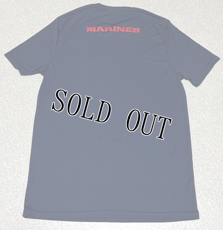 画像4: 海兵隊実物 USMC オフィシャル Tシャツ MEDIUM 紺 (4)