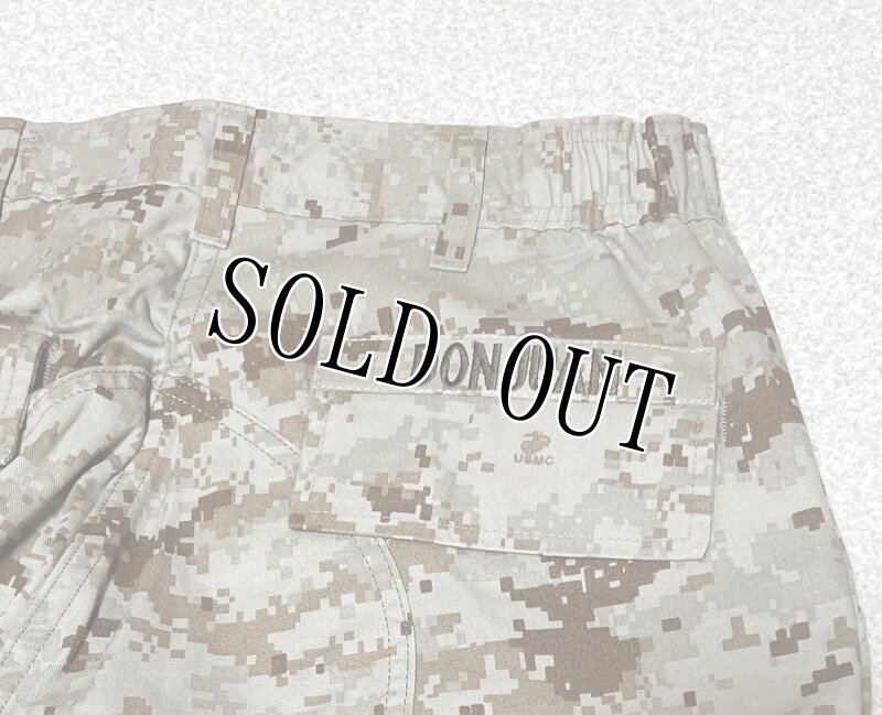 画像3: 米軍実物,USMC,デザートマーパットパンツ M-SHORT (3)