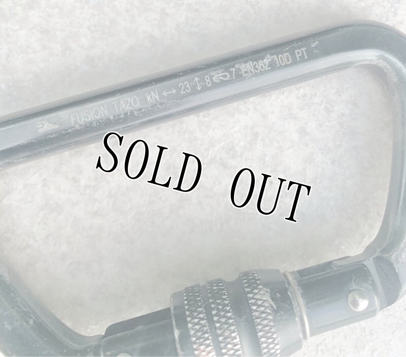 画像3: 米軍放出品 FUSION TAZO アルミネジゲート カラビナ (3)