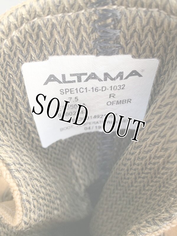 画像10: 米軍実物 ALTAMA ゴアテックス コンバット マーパットブーツ　7.5 R (10)