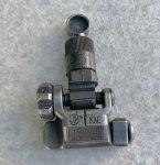 画像7: 海兵隊実物 Micro Rear Sight Assembly 600 METER  USMC マイクロ フリップアップ リアサイト (7)