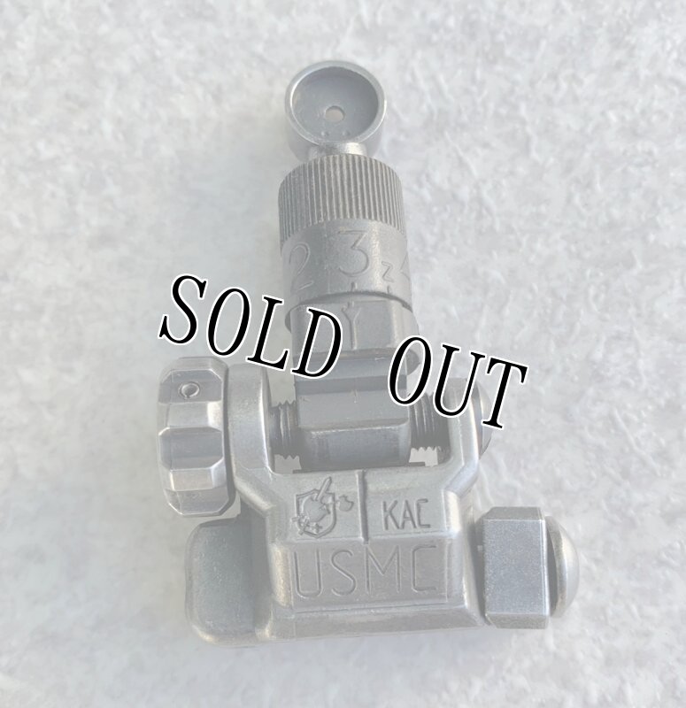 画像7: 海兵隊実物 Micro Rear Sight Assembly 600 METER  USMC マイクロ フリップアップ リアサイト (7)