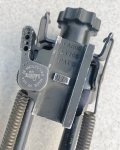 画像10: 海兵隊実物 M27 Harris Bipod 9-13" LM-S and Larue  Tactical LT706 QD Swivel Mount Set (10)