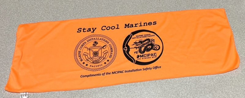 画像1: 米海兵隊放出品 USMC スポーツ タオル　 (1)