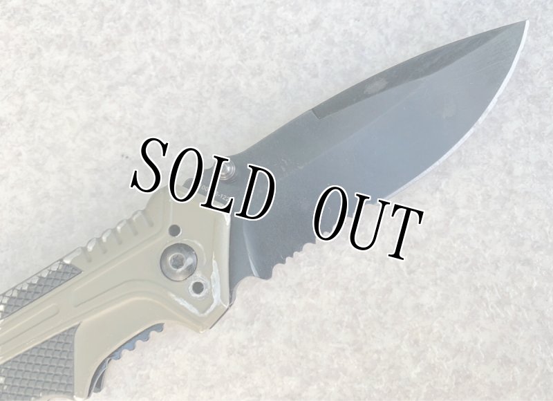 画像4: 海兵隊放出品 Smith&Wesson   フォールディングナイフ タント ライナーロック (4)