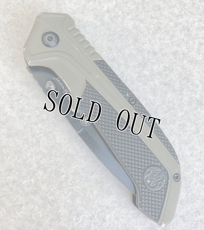 画像5: 海兵隊放出品 Smith&Wesson   フォールディングナイフ タント ライナーロック (5)