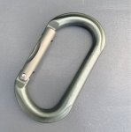 画像1: 米軍放出品 PETZL/ペツル OWALL カラビナ  (1)