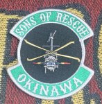 画像1: 米軍実物 USAF 31ST RESCUE SQUADRON  PARARESCUE PJ SONS OF RESCUE OKINAWA  S-21 (1)