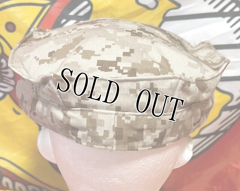 画像4: 米軍実物 USMC デザートマーパット CAP  LARGE (4)
